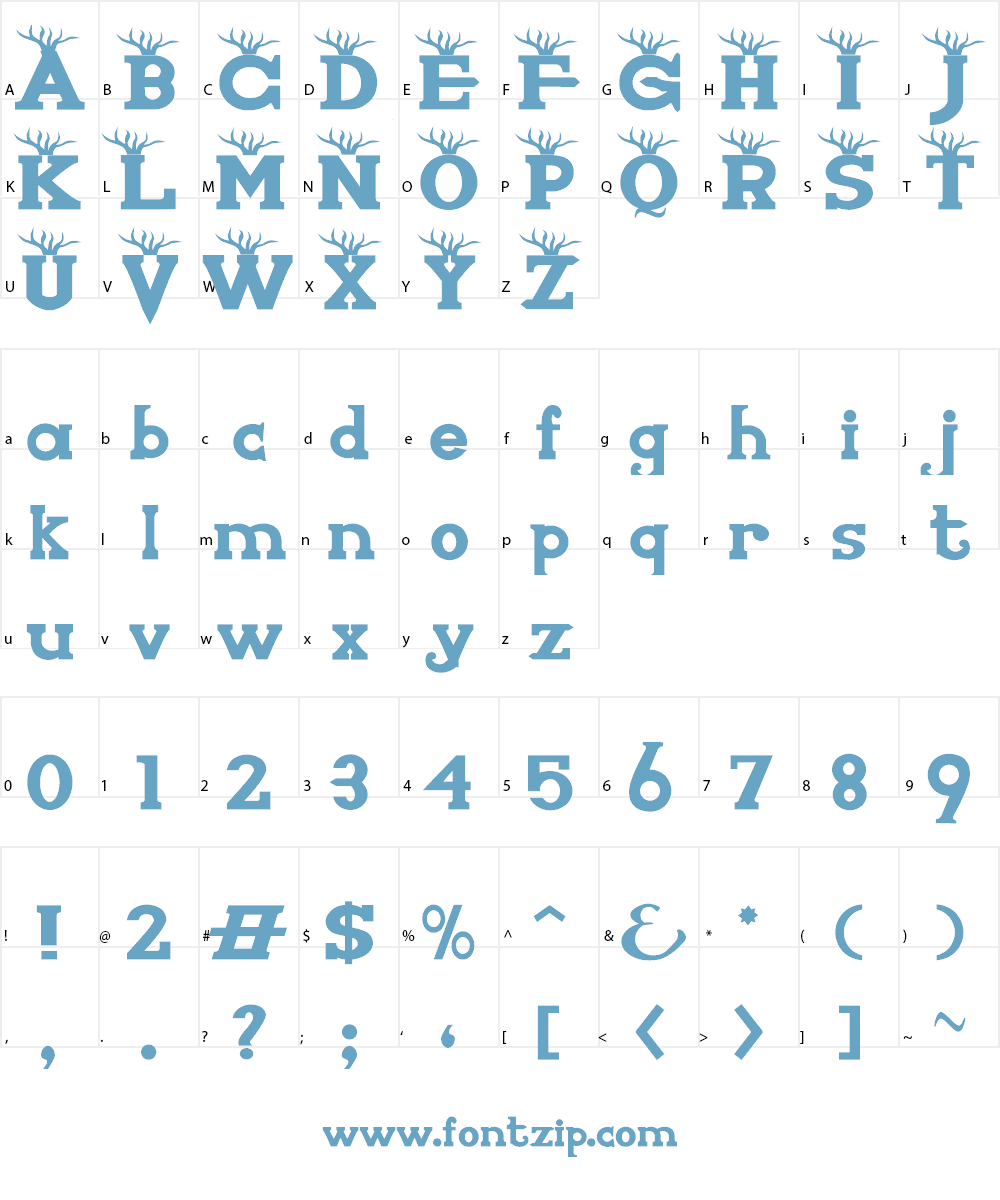 KnightsWhoSayNi Font Character